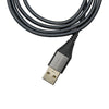 USB-C to USB-A Braided Cable 2m - grey