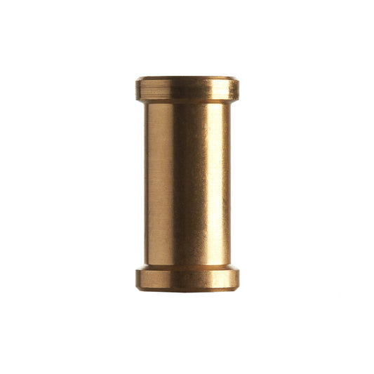 Short Brass Spigot 1/4"-20 female to 3/8" female
