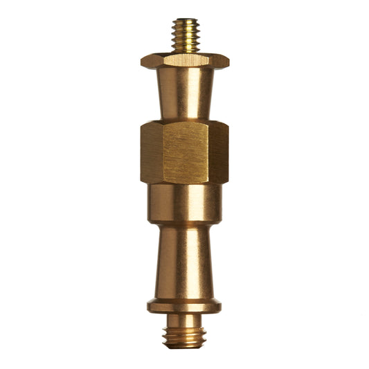 Double Brass Stud 1/4"-20 male to 3/8" male