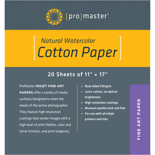 Natural Watercolor Cotton Paper - 11