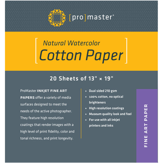 Natural Watercolor Cotton Paper - 13