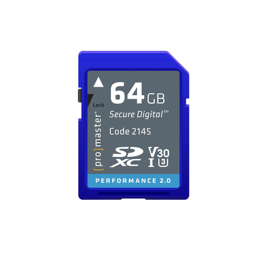 SDXC 64GB Performance 2.0 UHS-I Memory Card