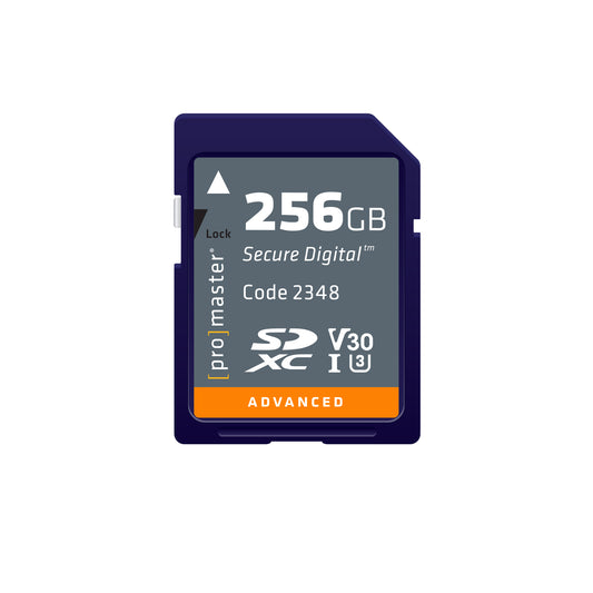 SDXC 256GB Advanced UHS-I V30 Memory Card