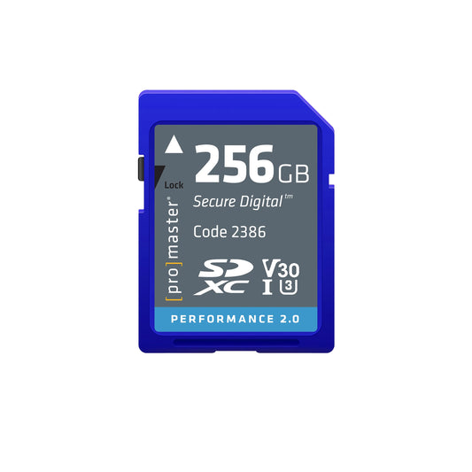 SDXC 256GB Performance 2.0 UHS-I Memory Card