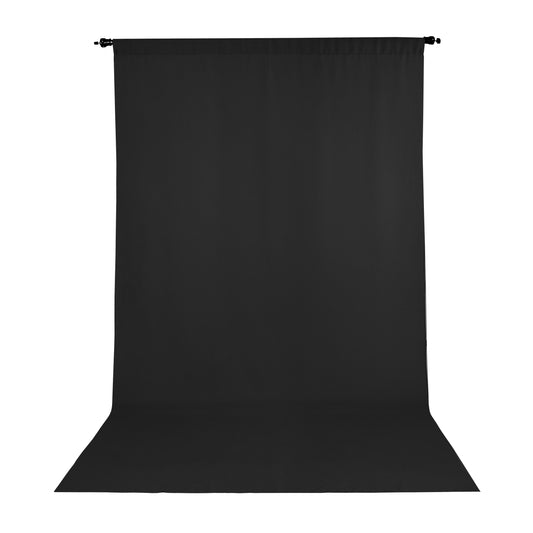 Wrinkle Resistant Backdrop 10'x12' - Black