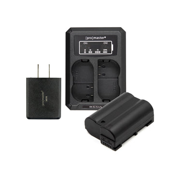 Battery & Charger Kit for Nikon EN-EL15c