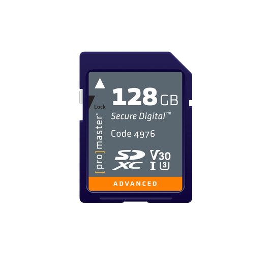 SDXC 128GB Advanced UHS-I V30 Memory Card