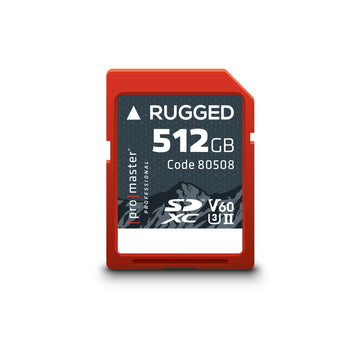 SDXC 512GB Rugged™ UHS-II V60 Memory Card