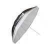 45%22 Convertible 3-in-1 Umbrella - White%2fSilver%2fBlack